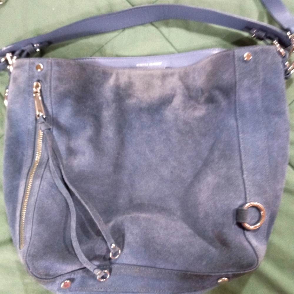 Rebecca Minkoff blue suede purse